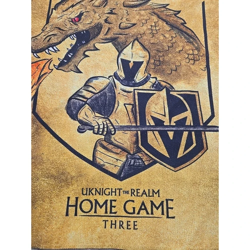 Vegas Golden Knights R1G6 Towel 5/3/24 Playoffs vs Dallas Stars SGA VGK NHL
